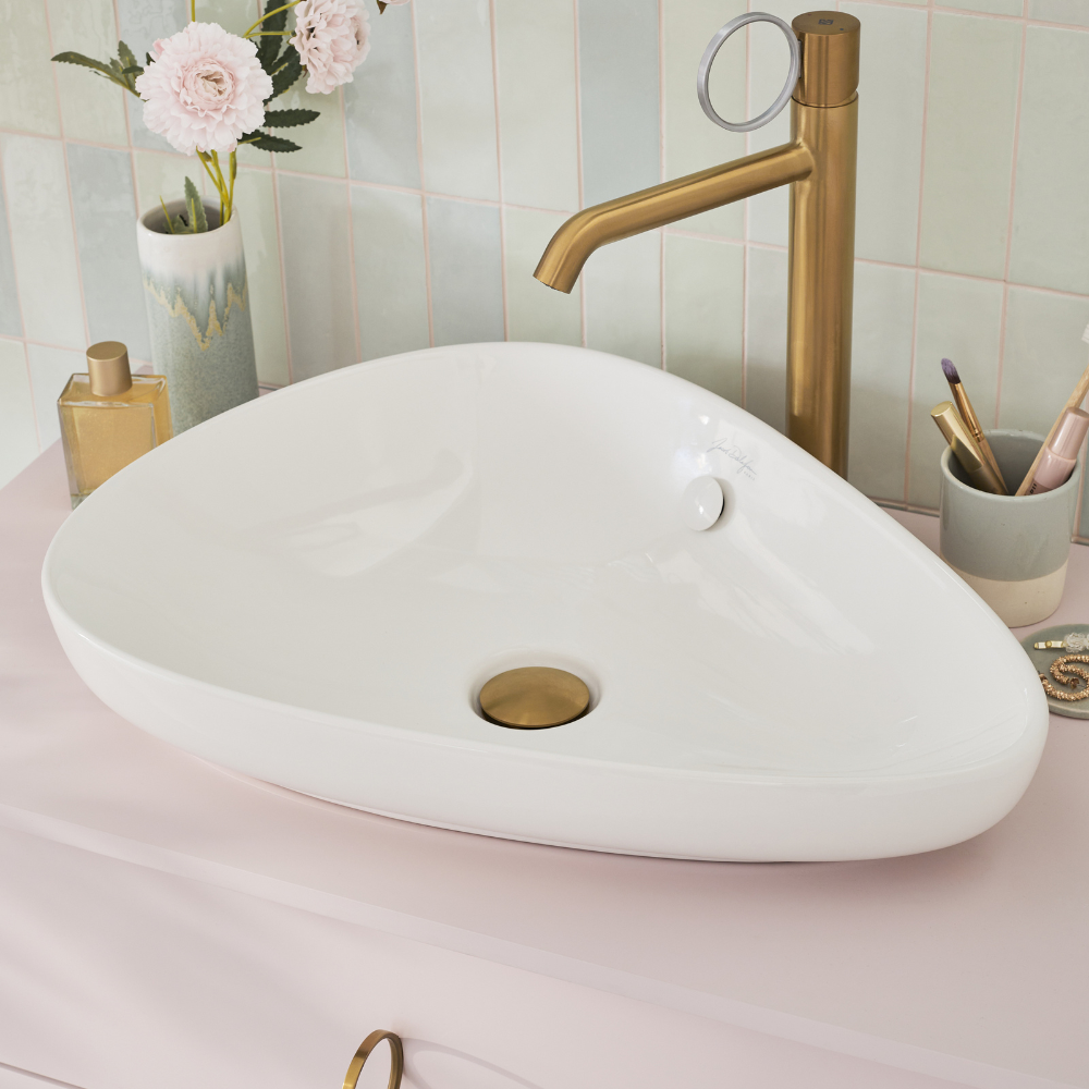 Mitigeur lavabo haut JACOB DELAFON Vivienne laiton brossé
