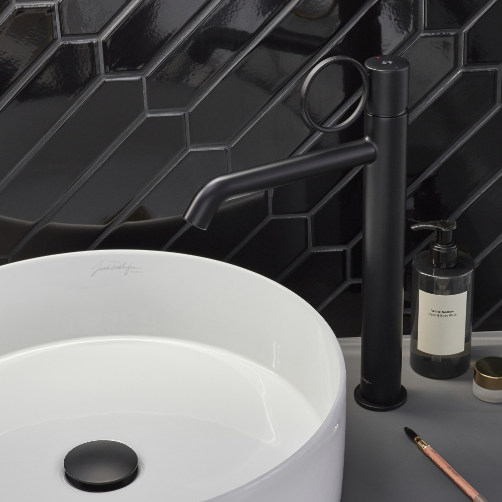 Mitigeur lavabo haut JACOB DELAFON Vivienne noir mat