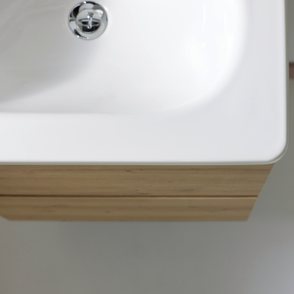 Pack meuble de salle de bain simple vasque BURGBAD Joline + colonne salle de bain