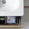Pack meuble de salle de bain simple vasque BURGBAD Joline + colonne salle de bain
