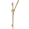 Ensemble barre de douche HANSGROHE Unica S Puro + Flexible + Pommeau de douche Pulsify S Bronze Brossé