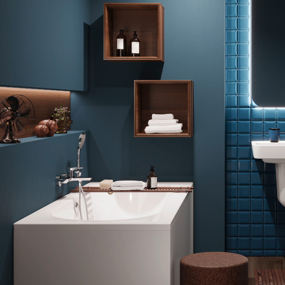 Mitigeur baignoire mécanique VILLEROY ET BOCH O novo Chrome ambiance 2