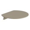 Tablette HANSGROHE Wallstoris Planet Edition Sable
