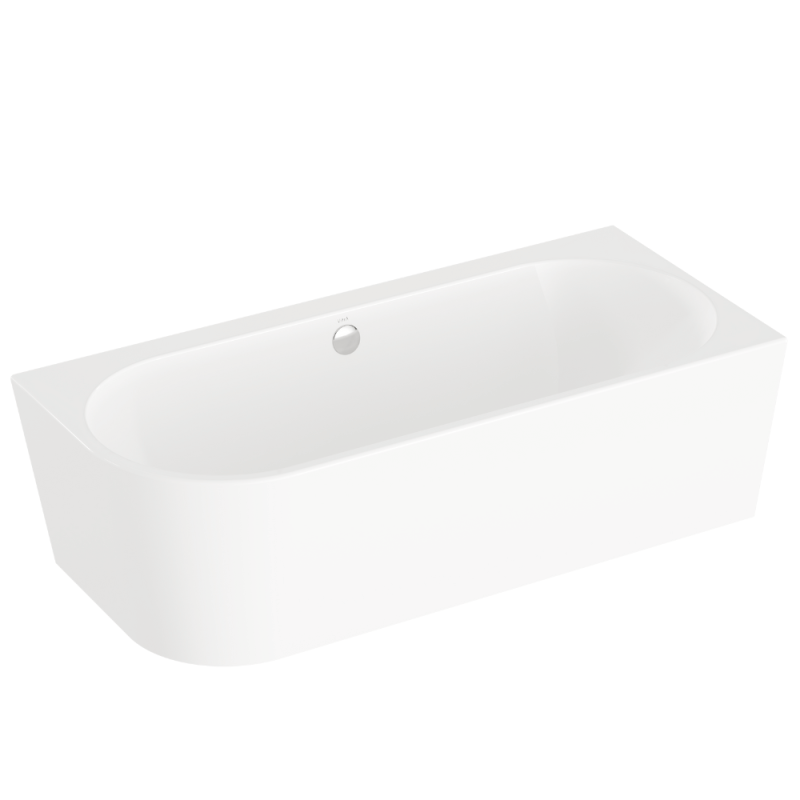 Baignoire murale angle VITRA Geo droit