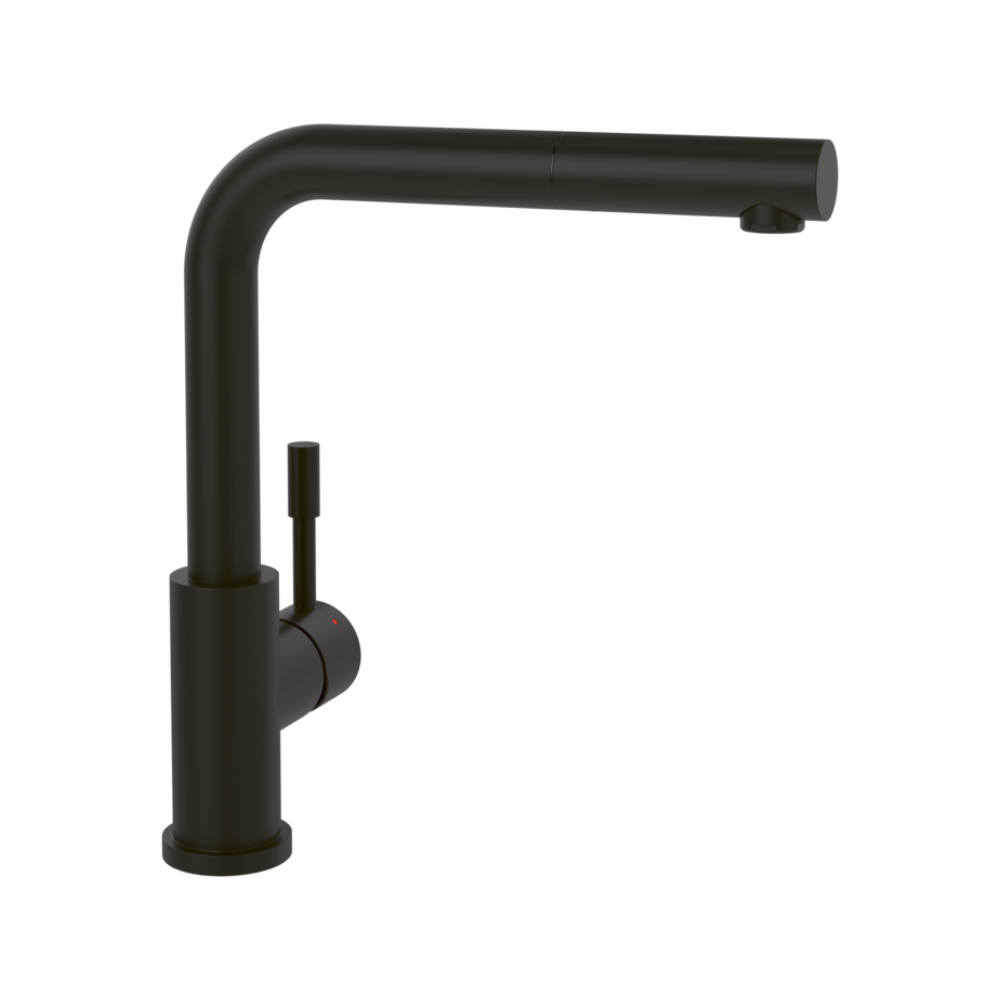 Robinet cuisine avec douchette VILLEROY ET BOCH Steel Shower window noir mat