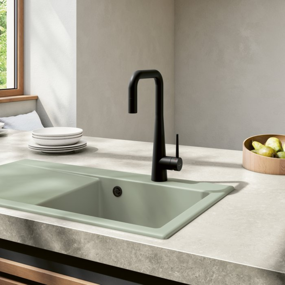 Ambiance 2 Robinet de cuisine avec douchette VILLEROY & BOCH Konic noir mat