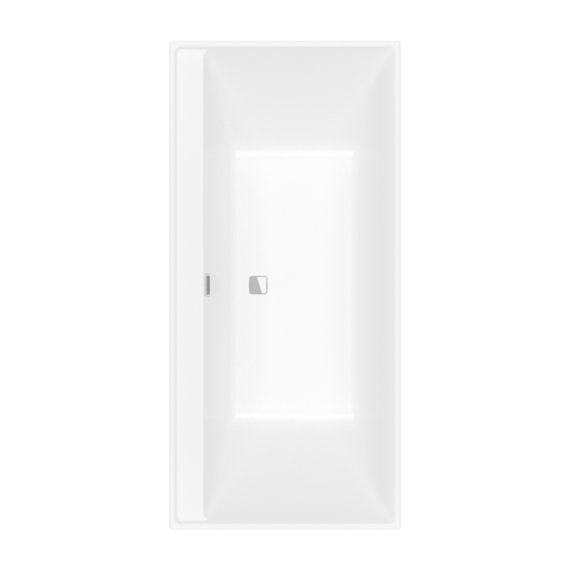 Baignoire droite VILLEROY ET BOCH Collaro acrylique blanc mat