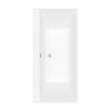 Baignoire droite VILLEROY ET BOCH Collaro acrylique blanc mat