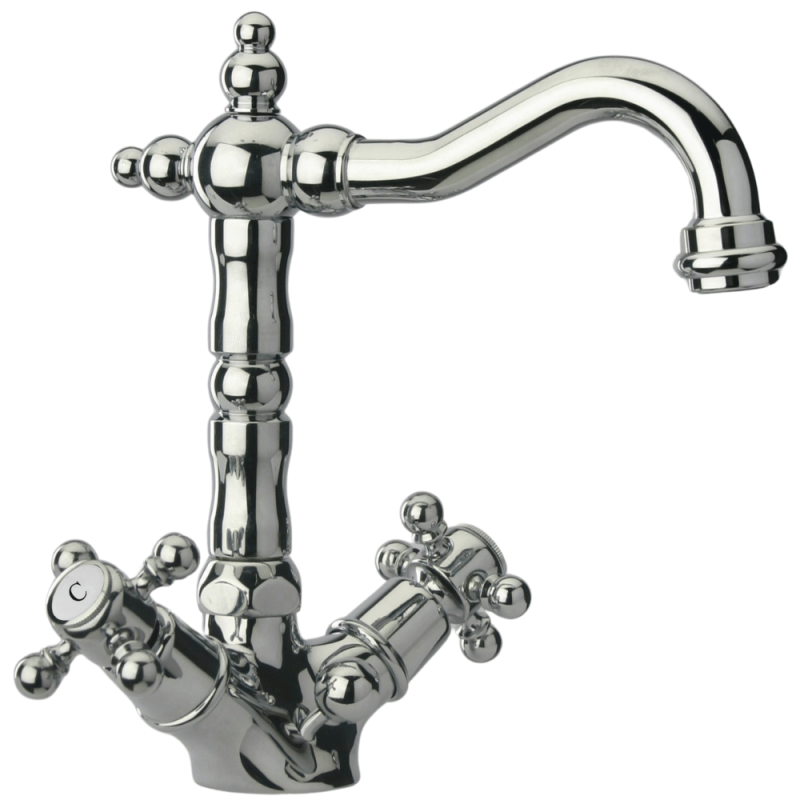 Mélangeur lavabo bec rétro PAINI Tiffany chromé