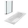 Pack baignoire droite JACOB DELAFON Corvette + pare bain