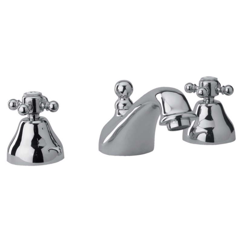 Mélangeur lavabo 3 trous PAINI Tiffany chromé