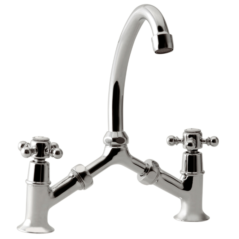 Mélangeur lavabo à pont PAINI Tiffany Chromé