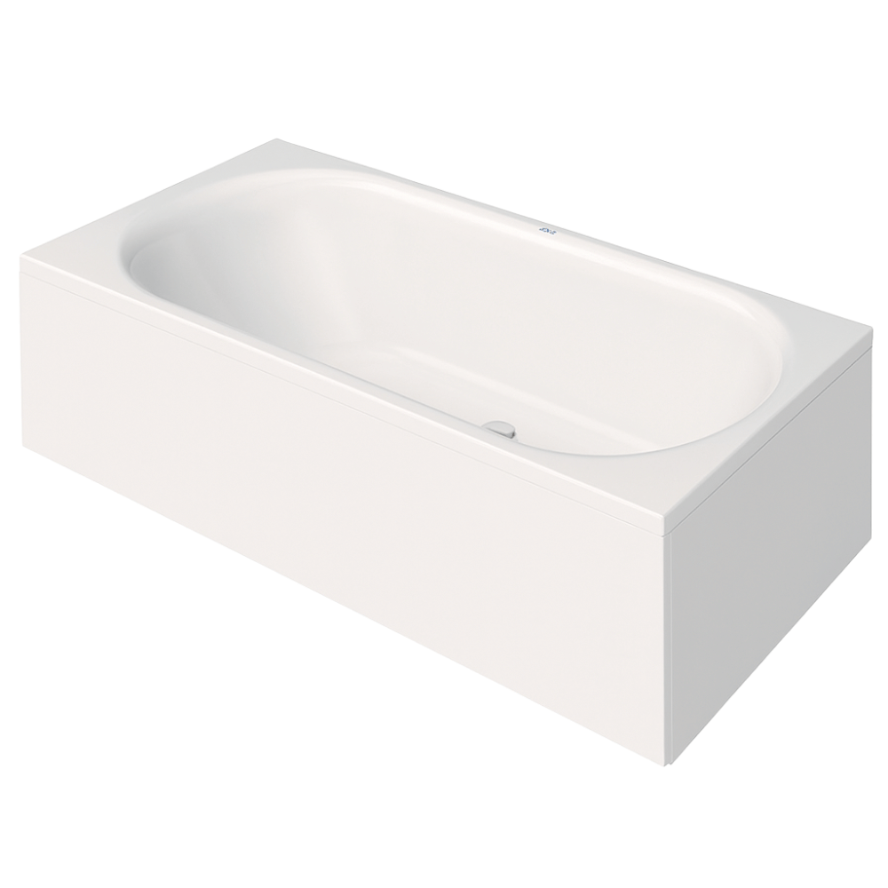 Baignoire droite DURAVIT D-Neo vidage centré