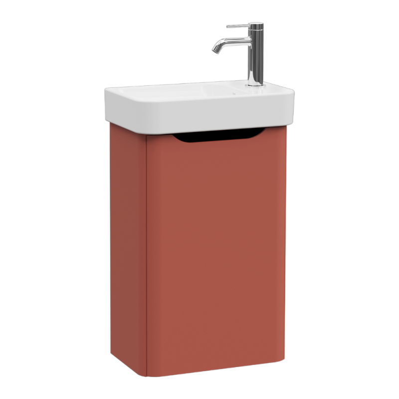 Meuble lave mains VITRA Sento Round terracotta