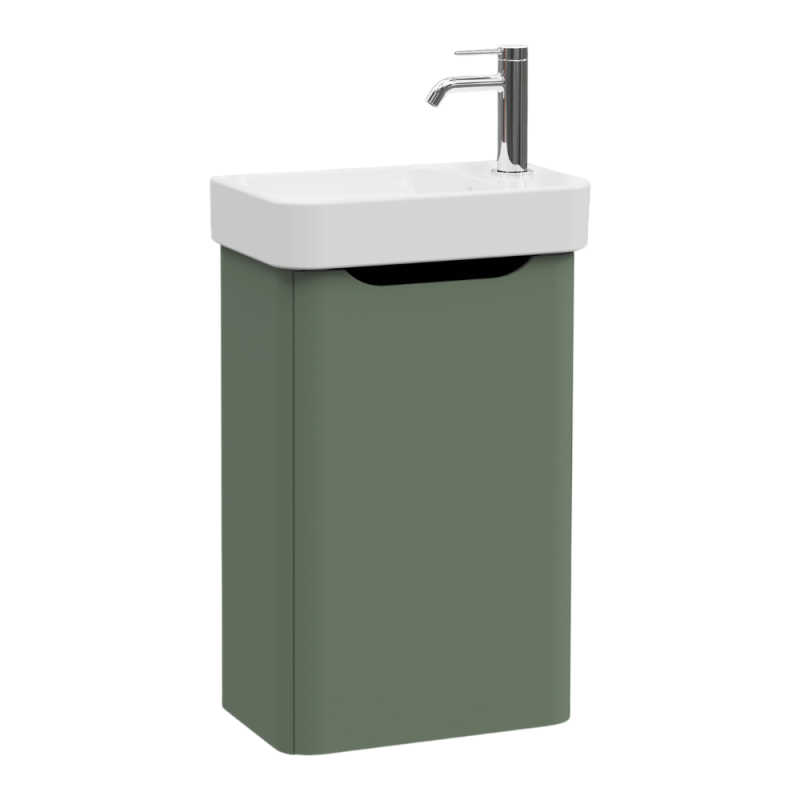 Meuble lave mains VITRA Sento Round vert mat