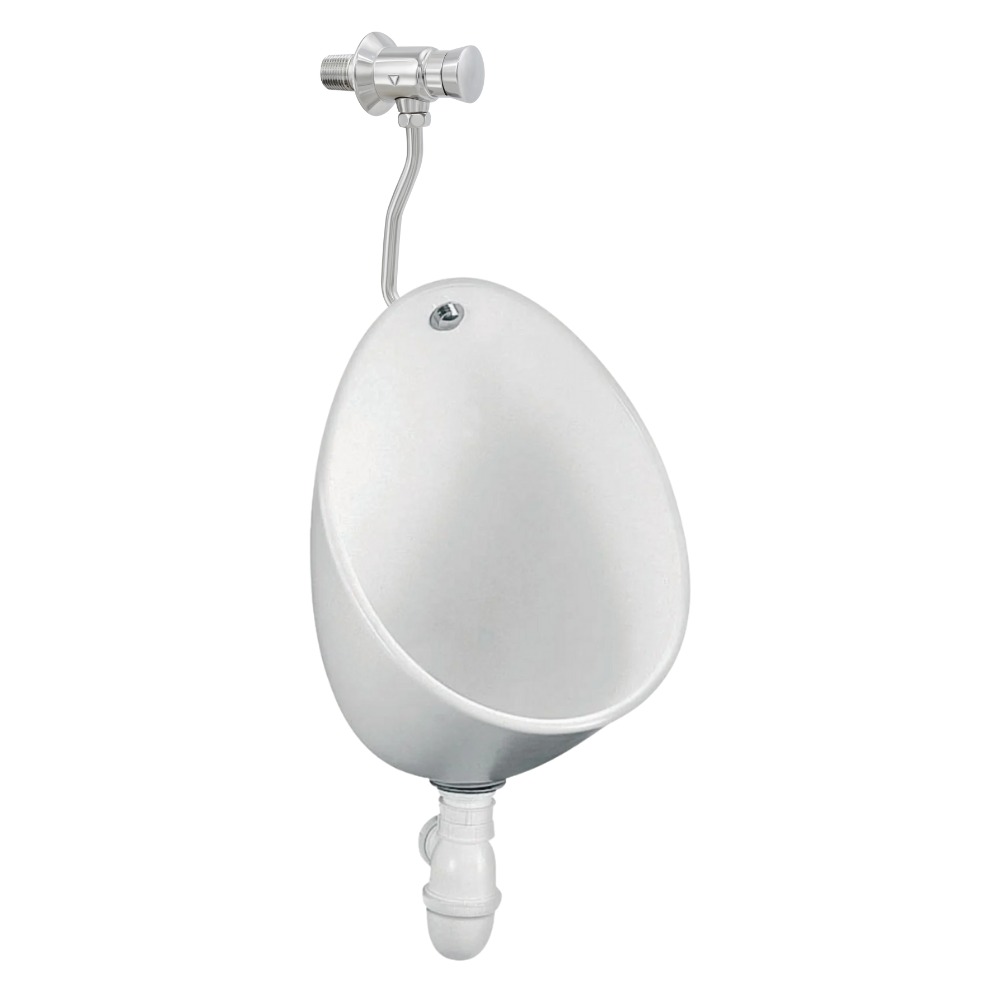 Pack urinoir JACOB DELAFON Coquille + robinet temporisé encastré