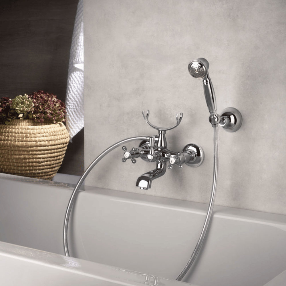 Mélangeur bain douche + flexible + douchette + support PAINI Tiffany in situ