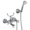 Mélangeur bain douche + flexible + douchette + support PAINI Tiffany chromé