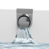 Trop plein chrome Baignoire droite VILLEROY ET BOCH Oberon 2.0 quaryl
