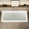 Baignoire droite VitrA Neon + pare bain Aurys Mist1| Batinea