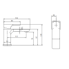 Mitigeur lavabo compact VILLEROY ET BOCH Subway 3.0 | Batinea
