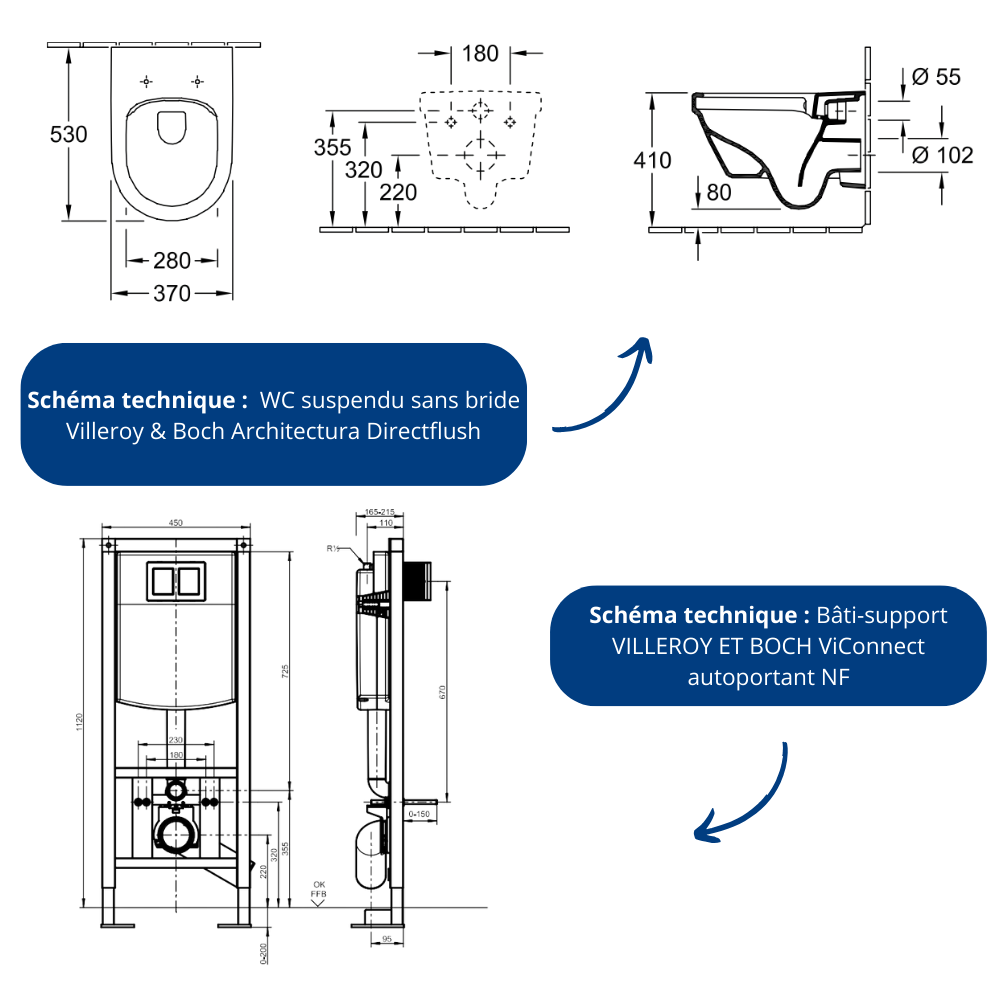 Pack Wc Sans Bride Villeroy Et Boch Architectura Avec Bati Pack Wc Sans Bride Villeroy Et Boch Architectura Avec Bati