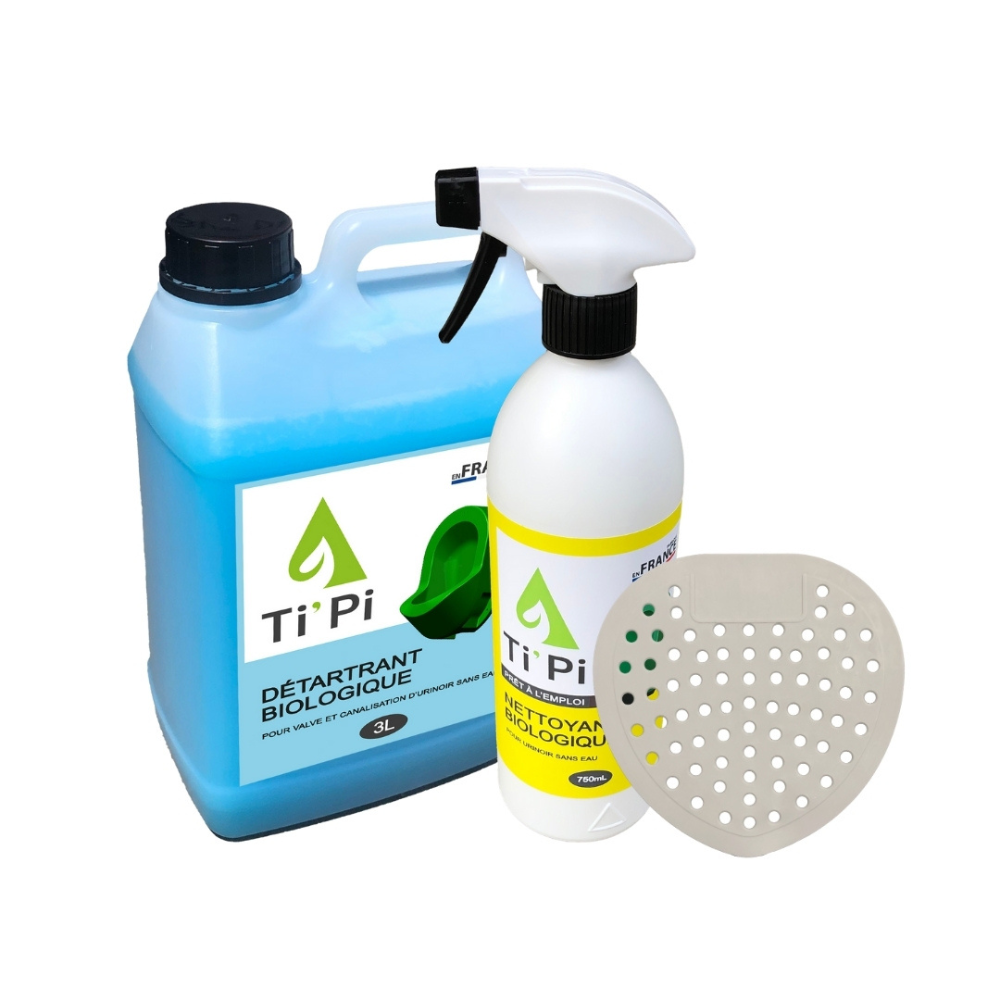 Kit d'entretien pour urinoir sans eau TI'PI tranquillité 1 an