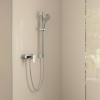 Pack mitigeur douche mécanique cartouche 2 vitesses HANSGROHE Vernis Blend + Barre Unica S Puro + flexible + Pommeau Vernis Blen