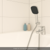 Pack mitigeur mécanique GROHE Quickfix Start 2021  + Douchette Comfort 2 jets + Flexible1750 mm et support | Batinea