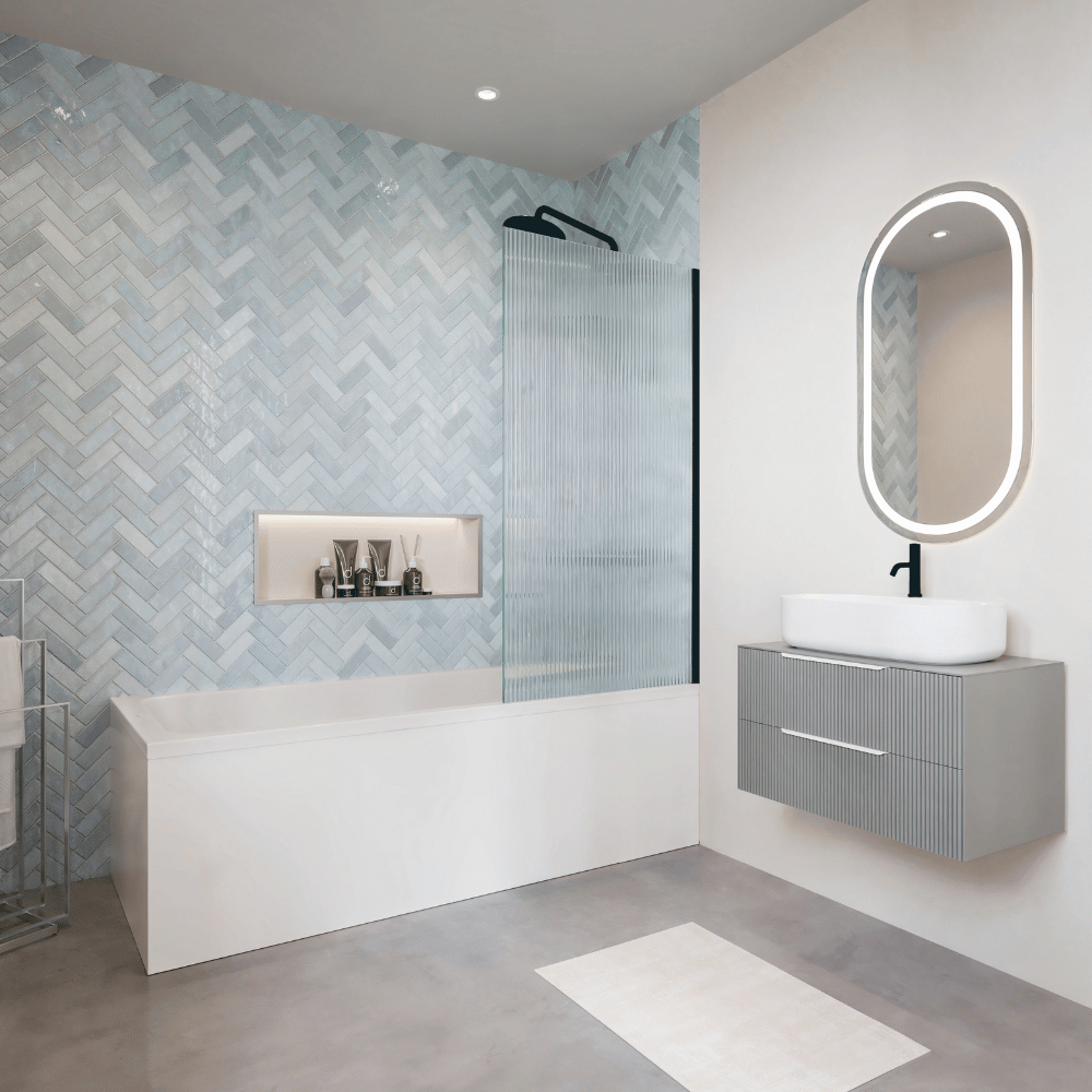 Pare-bain AURYS Raywall profilé noir droite