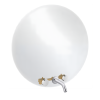 Miroir LED rond 3 trous + mitigeur lavabo encastré JACOB DELAFON Grands Boulevards