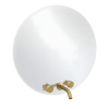 Miroir LED rond 3 trous + mitigeur lavabo encastré JACOB DELAFON Grands Boulevards