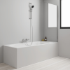Pack mitigeur bain douche thermostatique GROHE Grohtherm 800 chromé + Douchette 2 jets Vitalio Start 110et flexible | Batinea