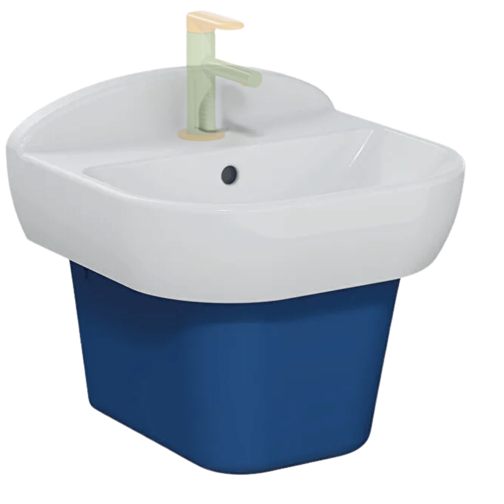 Lavabo pour enfant VITRA Sento Kids 45 cm avec cache siphon sans robinet