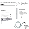 Mitigeur bain douche Aléo+ Jacob Delafon – détail commandes