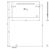 Pack meuble vasque BURGBAD Olena + miroir + colonne