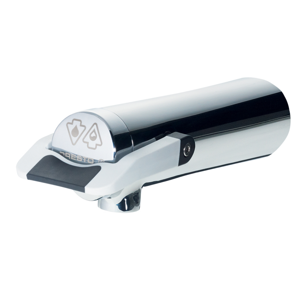 Robinet temporisé à manette souple mural pour lavabo PRESTO Neo duo chrome