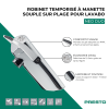 Points forts Robinet temporisé à manette souple sur plage pour lavabo PRESTO Neo duo chrome