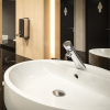Ambiance Robinet poussoir temporisé à manette eau froide sur plage pour lavabo PRESTO Neo chrome