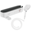 Pack mitigeur HANSGROHE ShowerTablet Select + Flexible Isiflex + Pommeau de douche Raindance Blanc mat