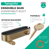 Avantages Pack mitigeur HANSGROHE ShowerTablet Select + Flexible Isiflex + Pommeau de douche Raindance Bronze brossé