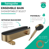 Avantages Pack mitigeur HANSGROHE ShowerTablet Select + Flexible Isiflex + Pommeau de douche Pulsify Select 3 jets Bronze brossé