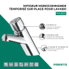 Points forts Mitigeur monocommande temporisé sur plage pour lavabo PRESTO P4000S chromé