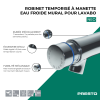 Points forts Robinet poussoir temporisé à manette eau froide mural pour lavabo PRESTO Neo chromé