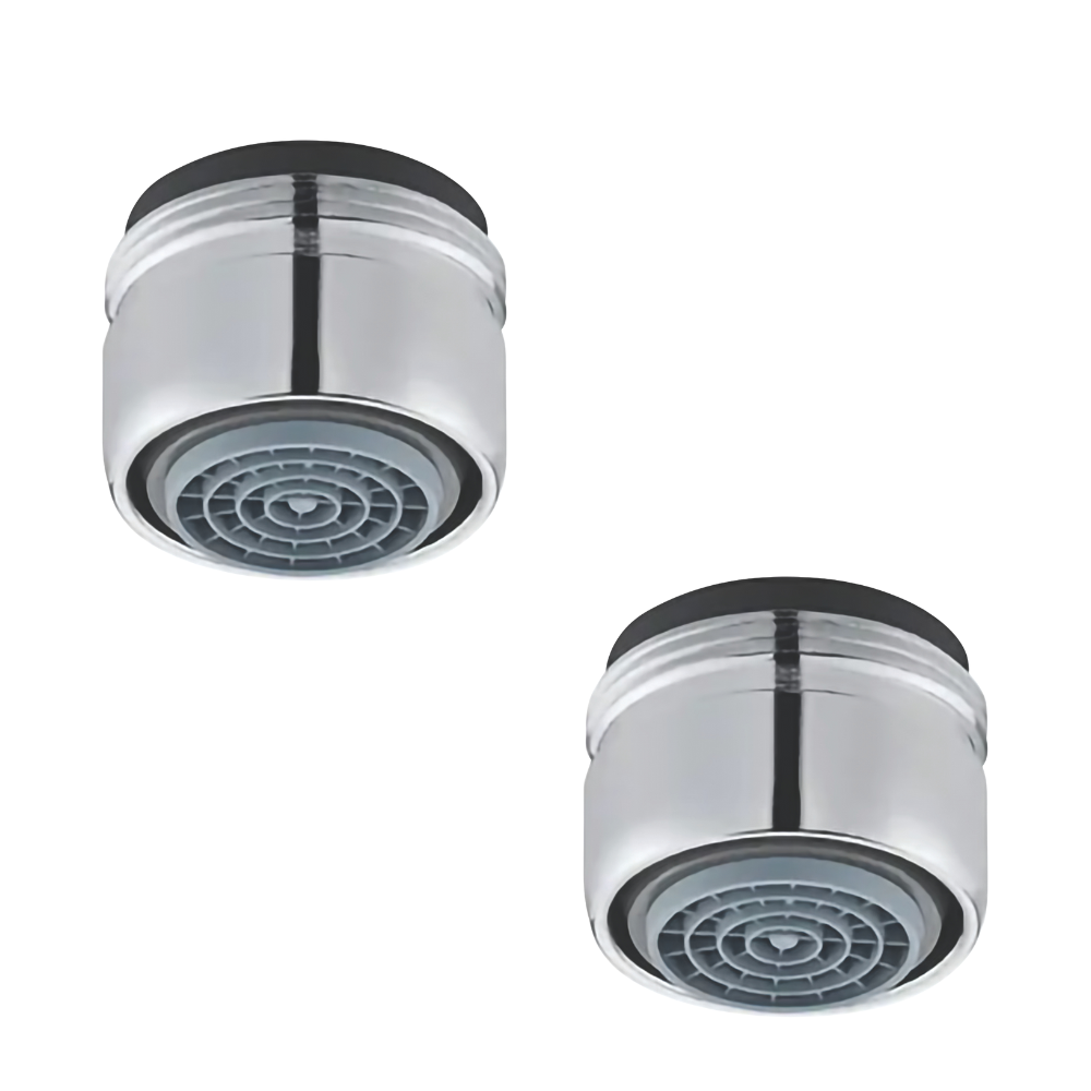 Aérateur antitartre avec limiteur de débit 3 l/min M 24x1 PRESTO chromé (x2)