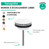 Avantages Bonde lavabo à écoulement libre HANSGROHE blanc mat