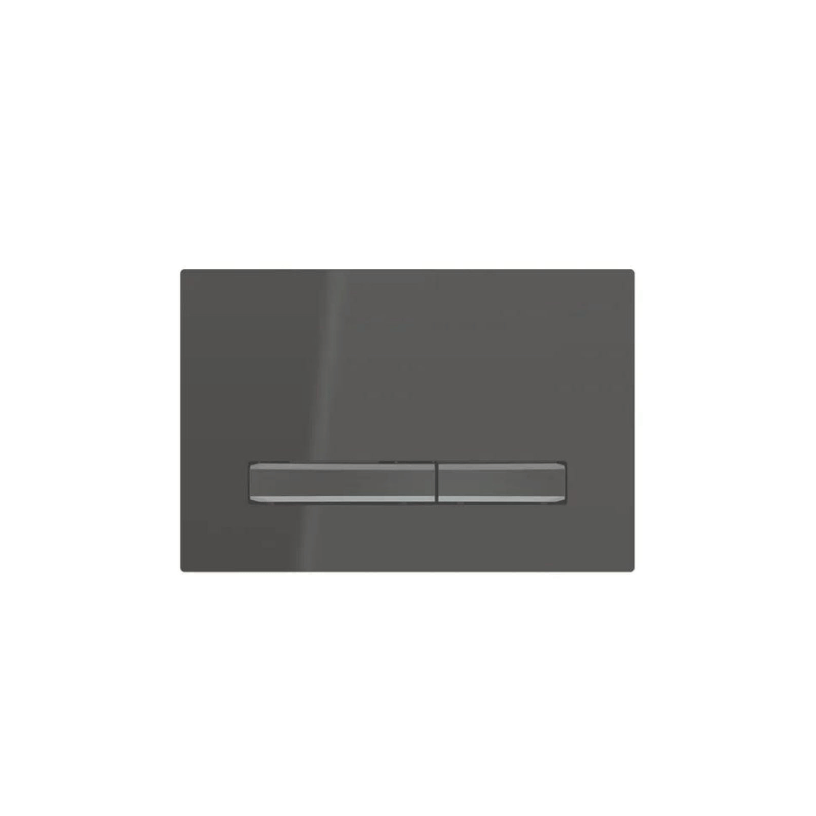 Plaque De Commande Sigma 50 Effet Verre – Double Touche, Chromée, Design Moderne