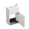 Meuble WC lave-mains BURGBAD Joline blanc