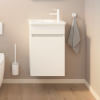 Meuble WC lave-mains BURGBAD Joline blanc ambiance