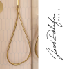Flexible de douche 160 cm JACOB DELAFON lisse anti-torsion laiton brossé ambiance